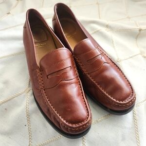 Cole Haan Pinch Maine Classic Penny Loafers 10 Brown Leather GUC Dress